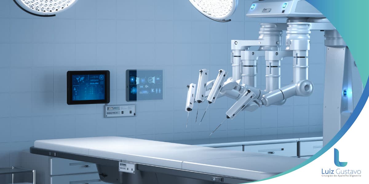 Robô para cirurgias robóticas - site Dr. Luiz Gustavo Oliveira cirurgião bariátrico RJ